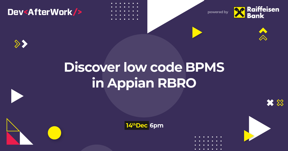 Discover low code BPMS in Appian RBRO Picture