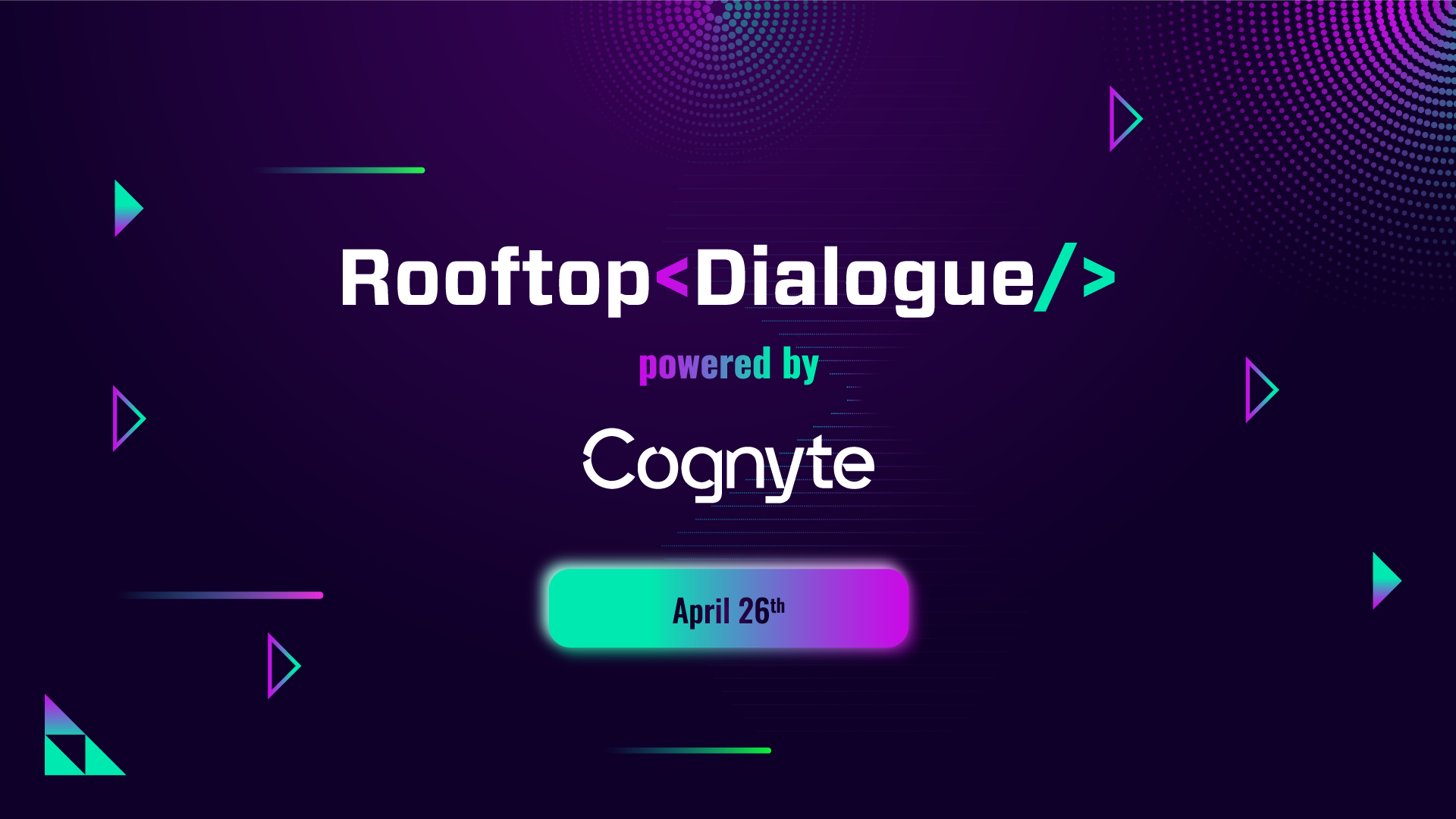 Rooftop Dialogue powered by Cognyte Picture
